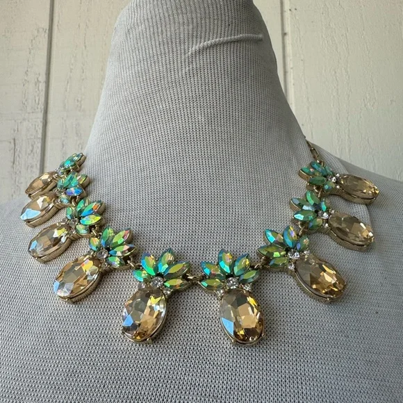 NWT Park Lane COLADA Sparkly Pineapple Necklace Cruise Hawaii Orig $170 - Picture 4 of 6